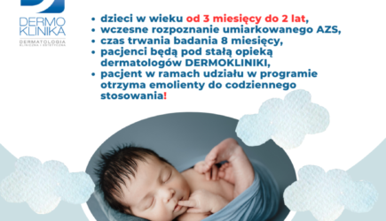 Badanie kliniczne dla dzieci z AZS w Łodzi