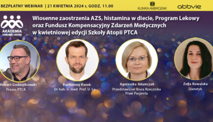 Webinar Szkoła Atopii PTCA kwiecień 2024