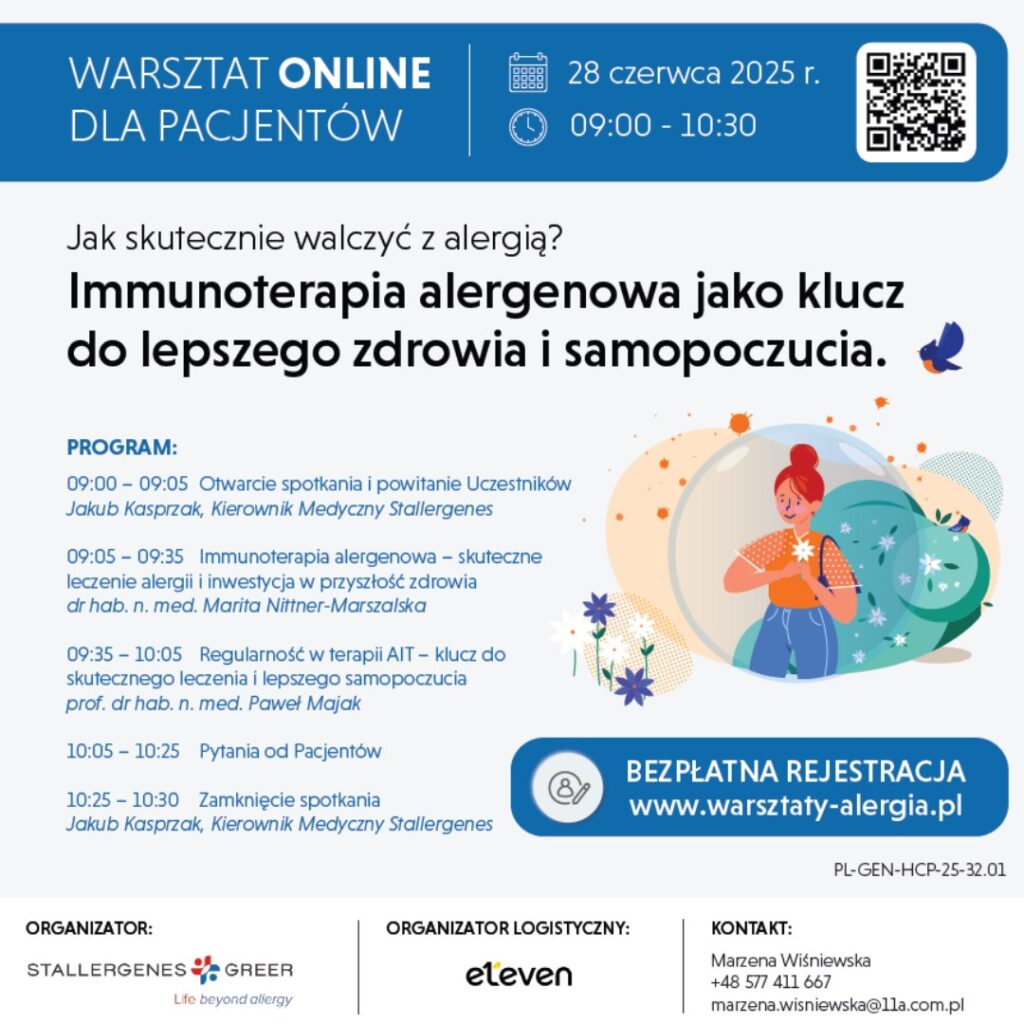 Odczulanie warsztaty dla pacjentów i rodziców